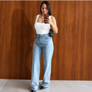 Kit 3 Cropped Feminino Regata Suplex Forro no busto, Sem Transparência Casual Verão