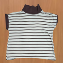 Kit com 3 Blusas Listrada em Malha