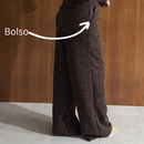 Conjunto Feminino Lanzinha Ribana Canelada 2 Peças | Blusa Gola Alta Manga Longa