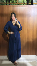 Vestido Em Viscolinho premium Texturizado