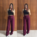 Kit 3 Cropped Feminino Regata Suplex Forro no busto, Sem Transparência Casual Verão